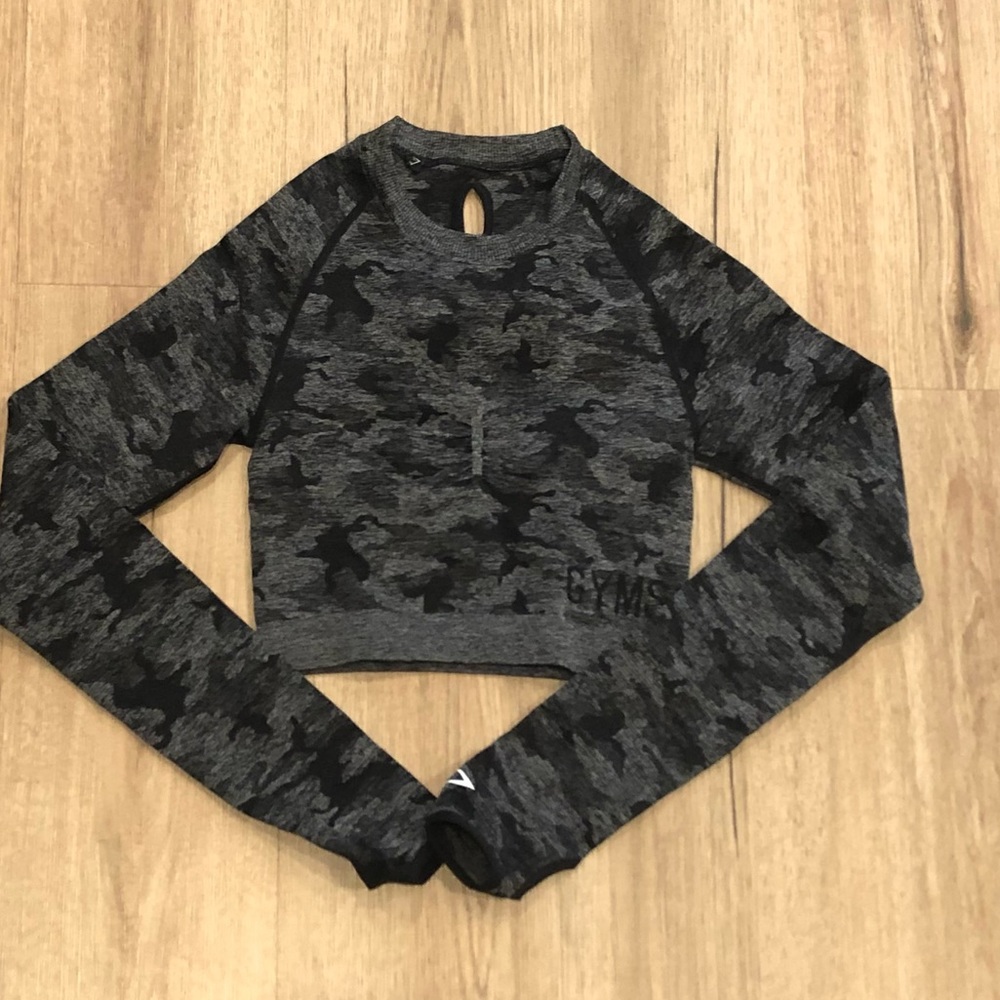 Gymshark OG Camo Seamless Crop Top